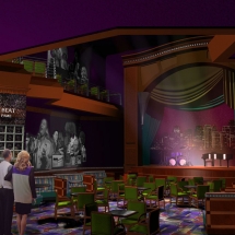 Raleigh Design relied on AST to sketch up 3D color renderings for their Downbeat Jazz Hall of Fame concept.