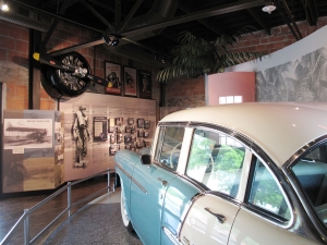 Nestled comfortably amongst the other displays in the Naples Depot Museum you will find the Collier County Airfield Exhibit.