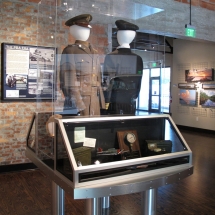 AST Exhibits designed and built this custom display case to reflect the style of various WW2 aircraft.