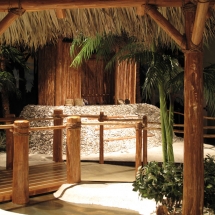 AST Exhibits hand-selected native cypress lumber to construct structural aspects of the Calusa exhibit.