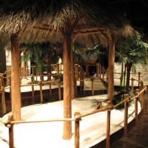 Nowadays a hut must be built by a member of the Seminole tribe to be called Chickee. Otherwise it is a Tiki Hut.