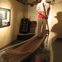 Dugout canoes were the primary means of transportation for the Seminole because of the extensive network of waterways in the area.