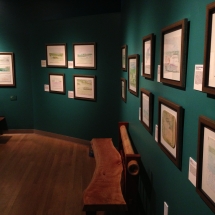 Exhibit installed for the first show at the Mennello Museum in Orlando, Florida.