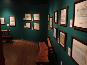 Exhibit installed for the first show at the Mennello Museum in Orlando, Florida.